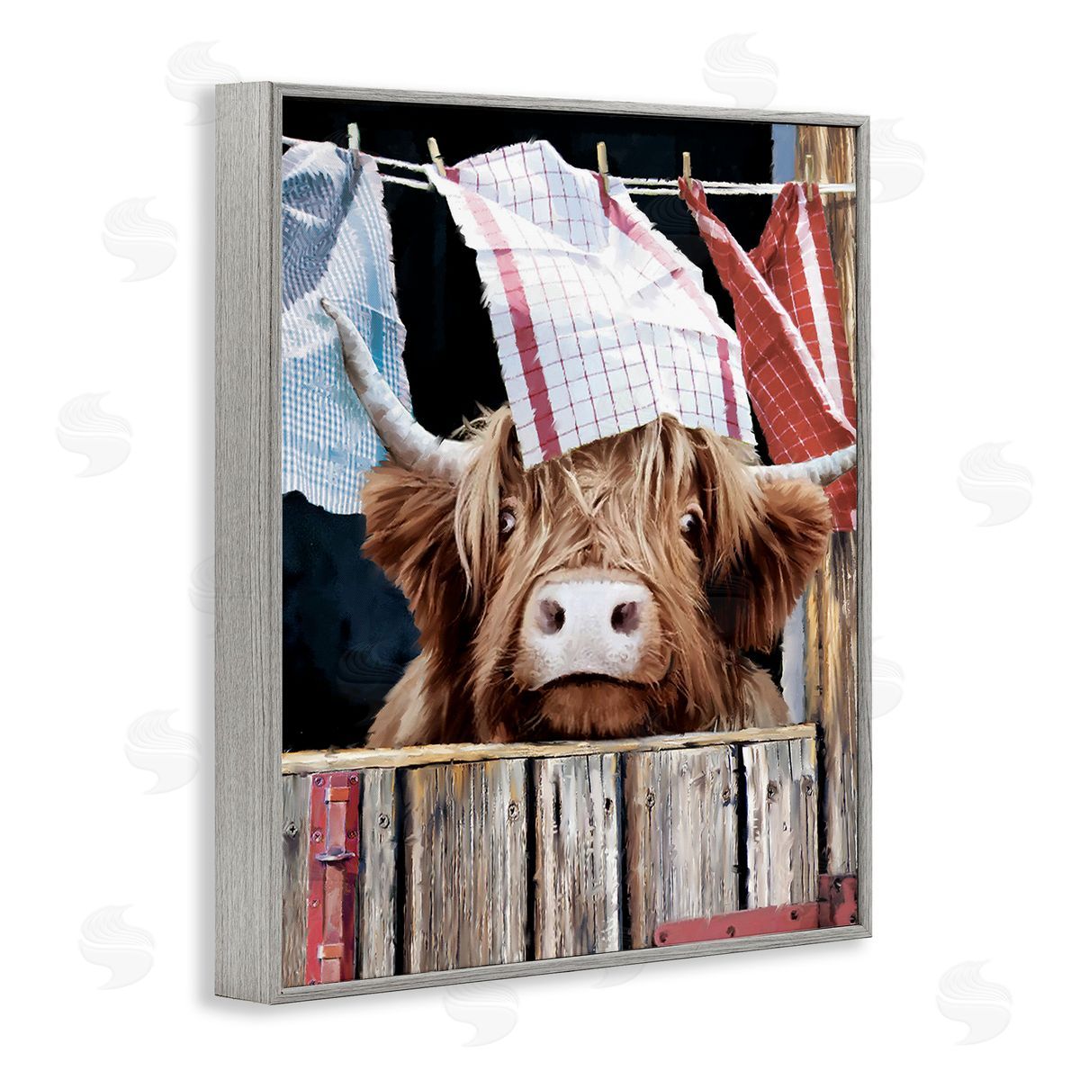 PSL Art Cattle & Hanging Laundry