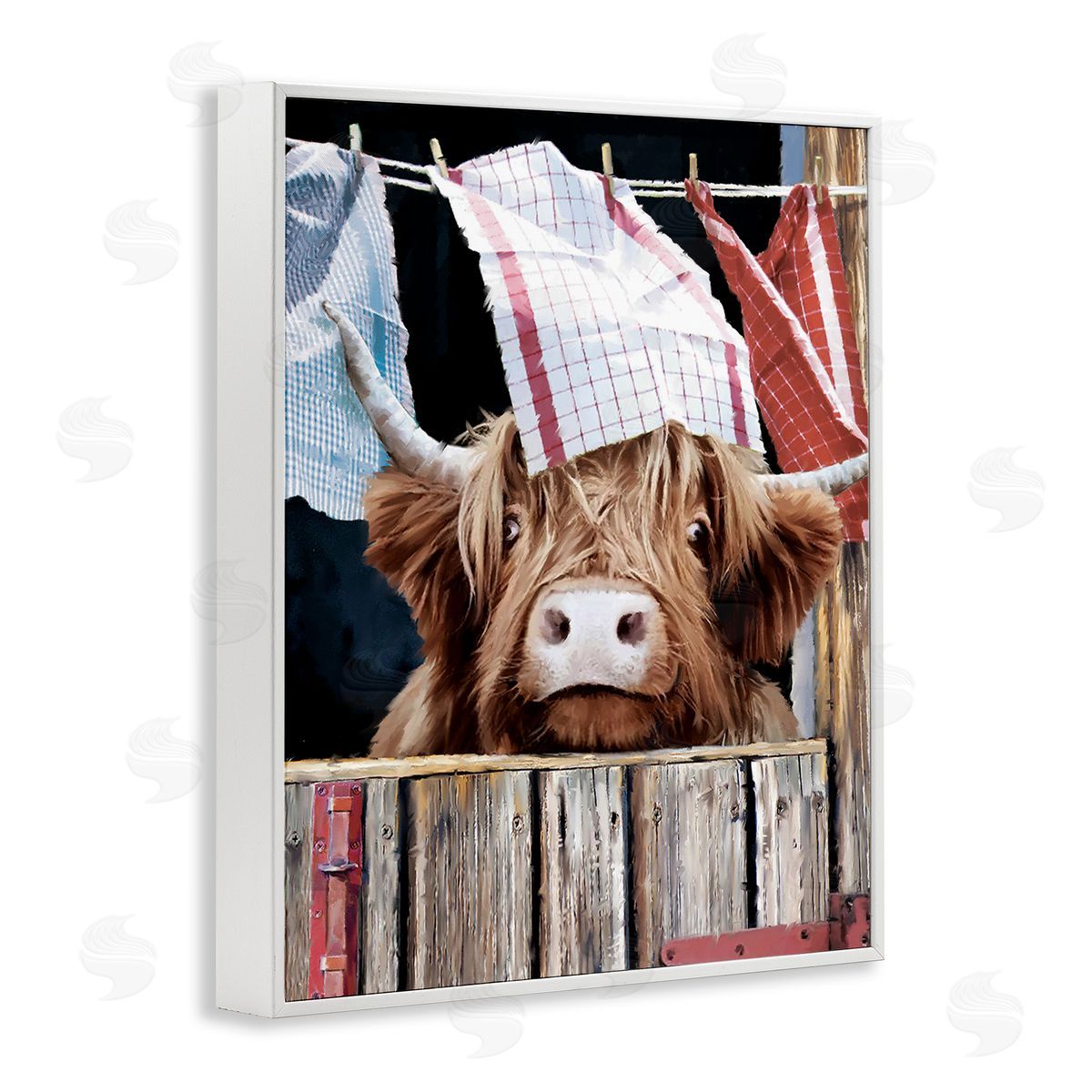 PSL Art Cattle & Hanging Laundry