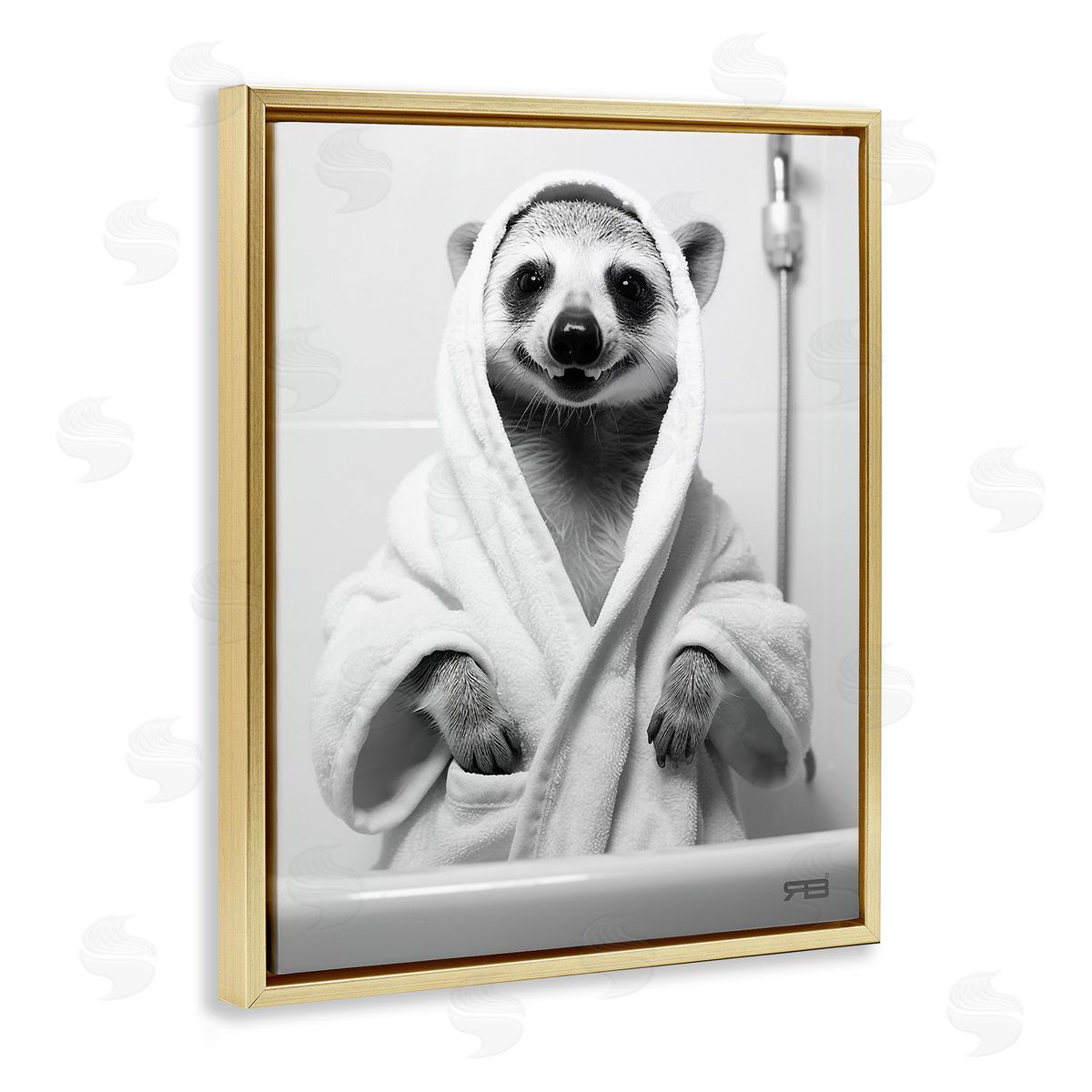 RB Animal in Bathroom Robe