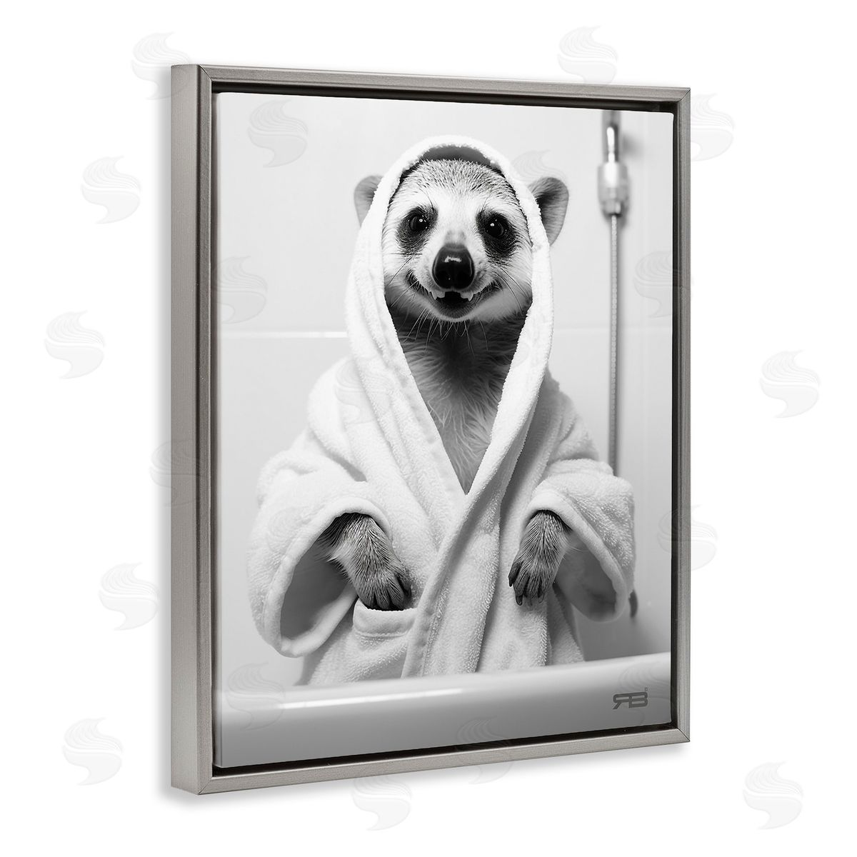 RB Animal in Bathroom Robe