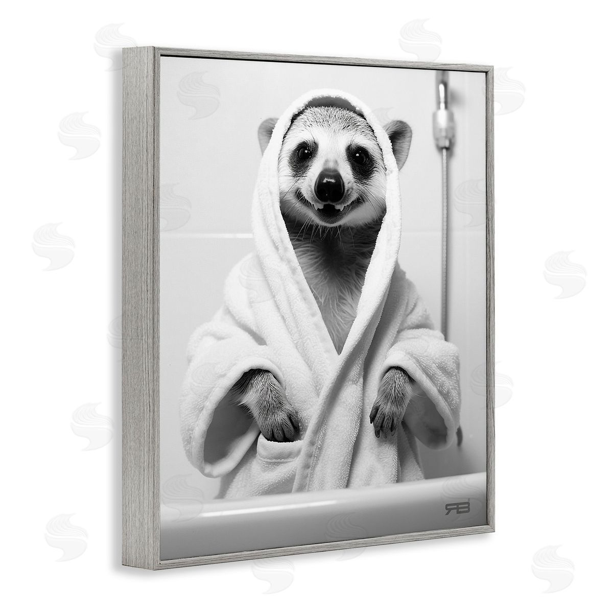 RB Animal in Bathroom Robe