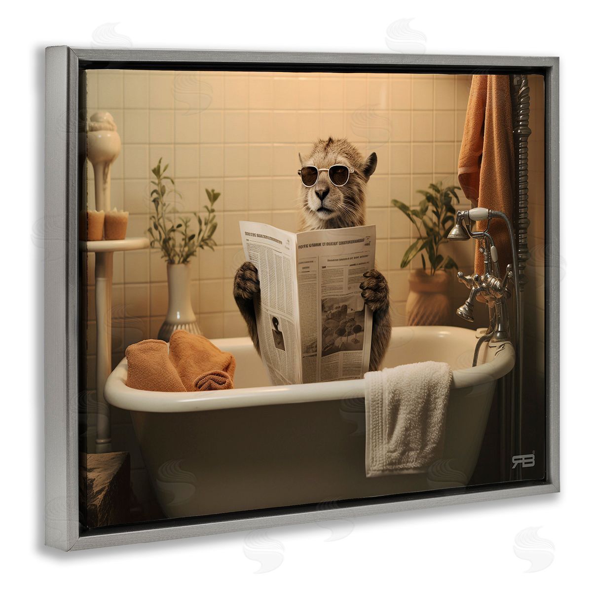 RB Wild Cat in Bathtub