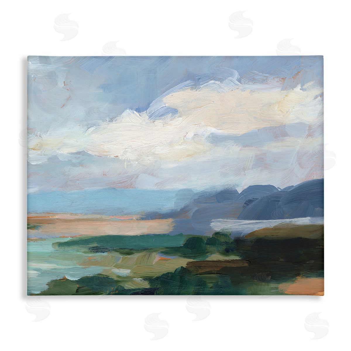 Ethan Harper Traditional Cloudy Beach