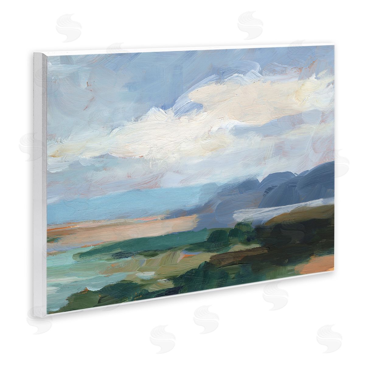 Ethan Harper Traditional Cloudy Beach