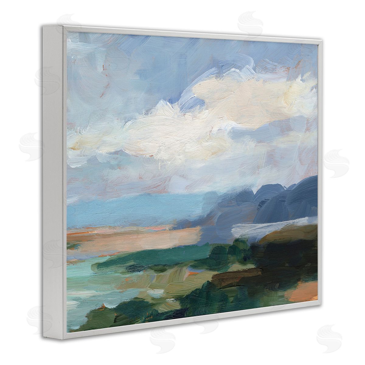 Ethan Harper Traditional Cloudy Beach