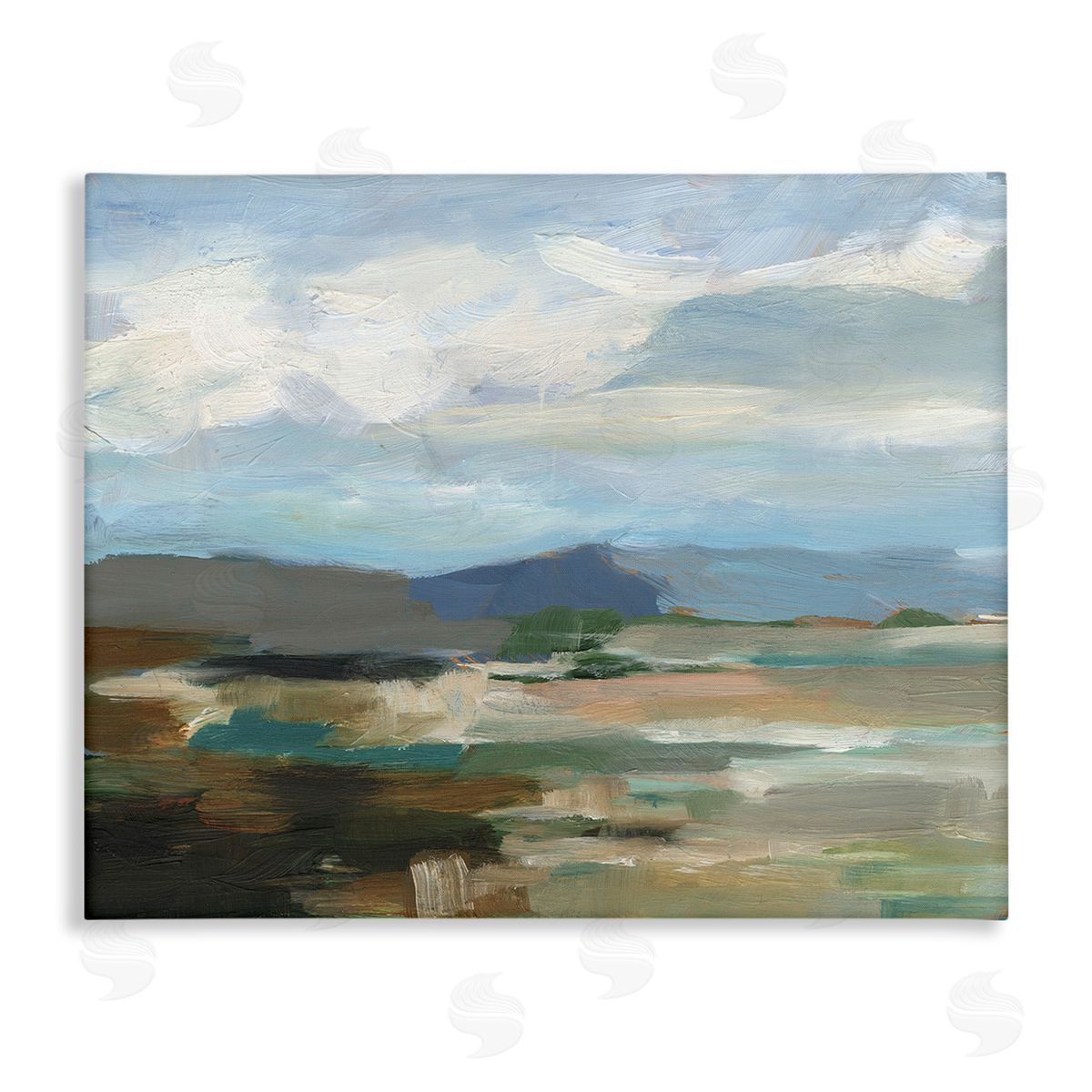 Ethan Harper Abstract Cloudy Mountains