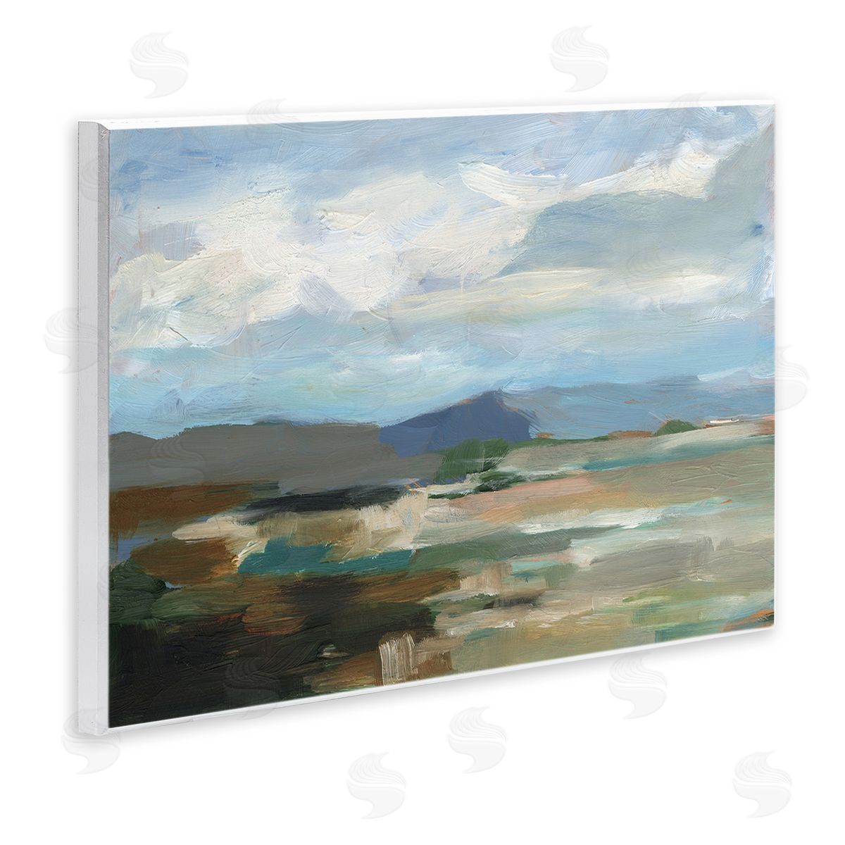 Ethan Harper Abstract Cloudy Mountains