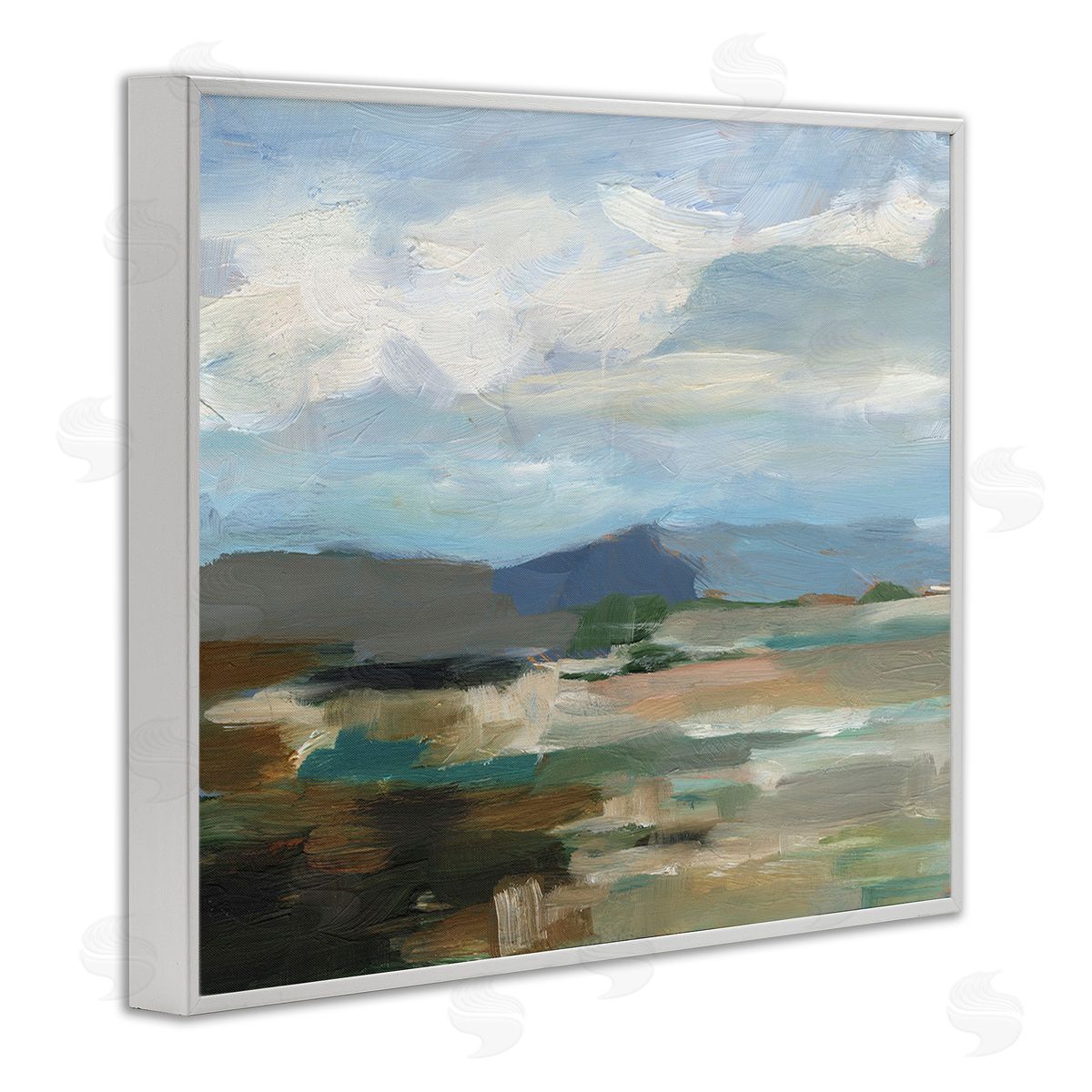 Ethan Harper Abstract Cloudy Mountains