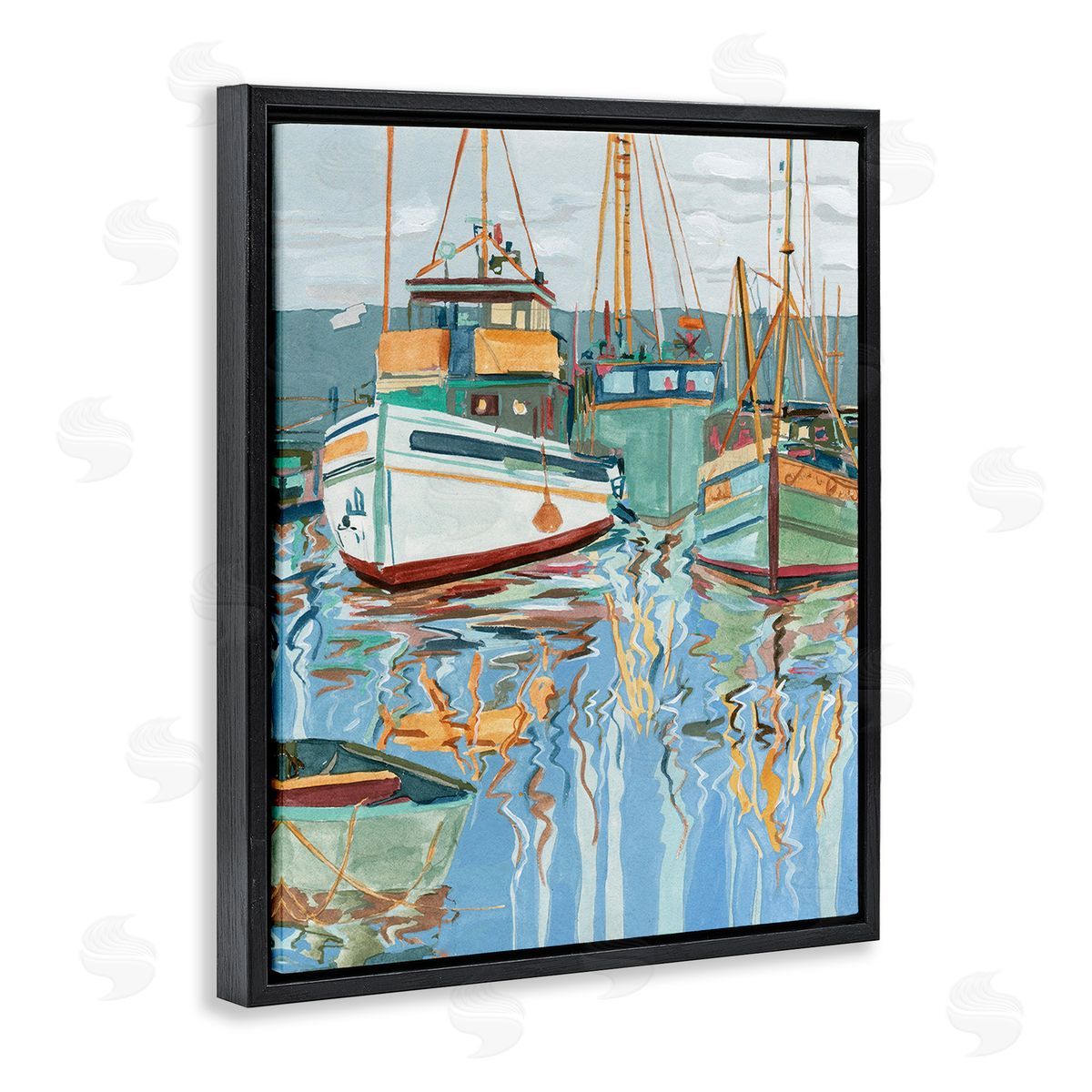 Melissa Wang Boat Harbor Reflections
