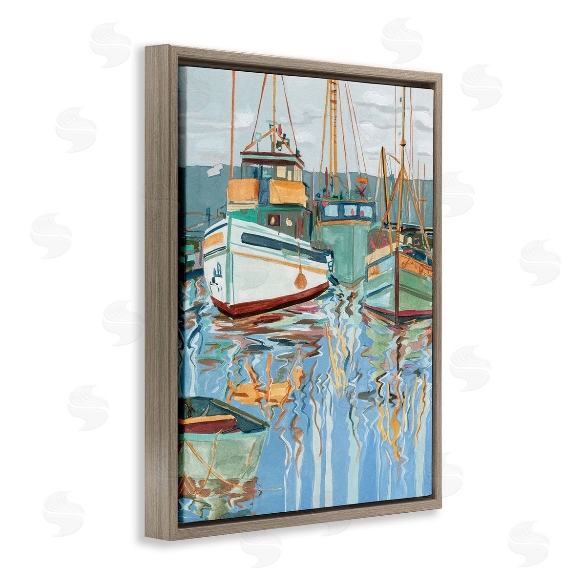 Melissa Wang Boat Harbor Reflections