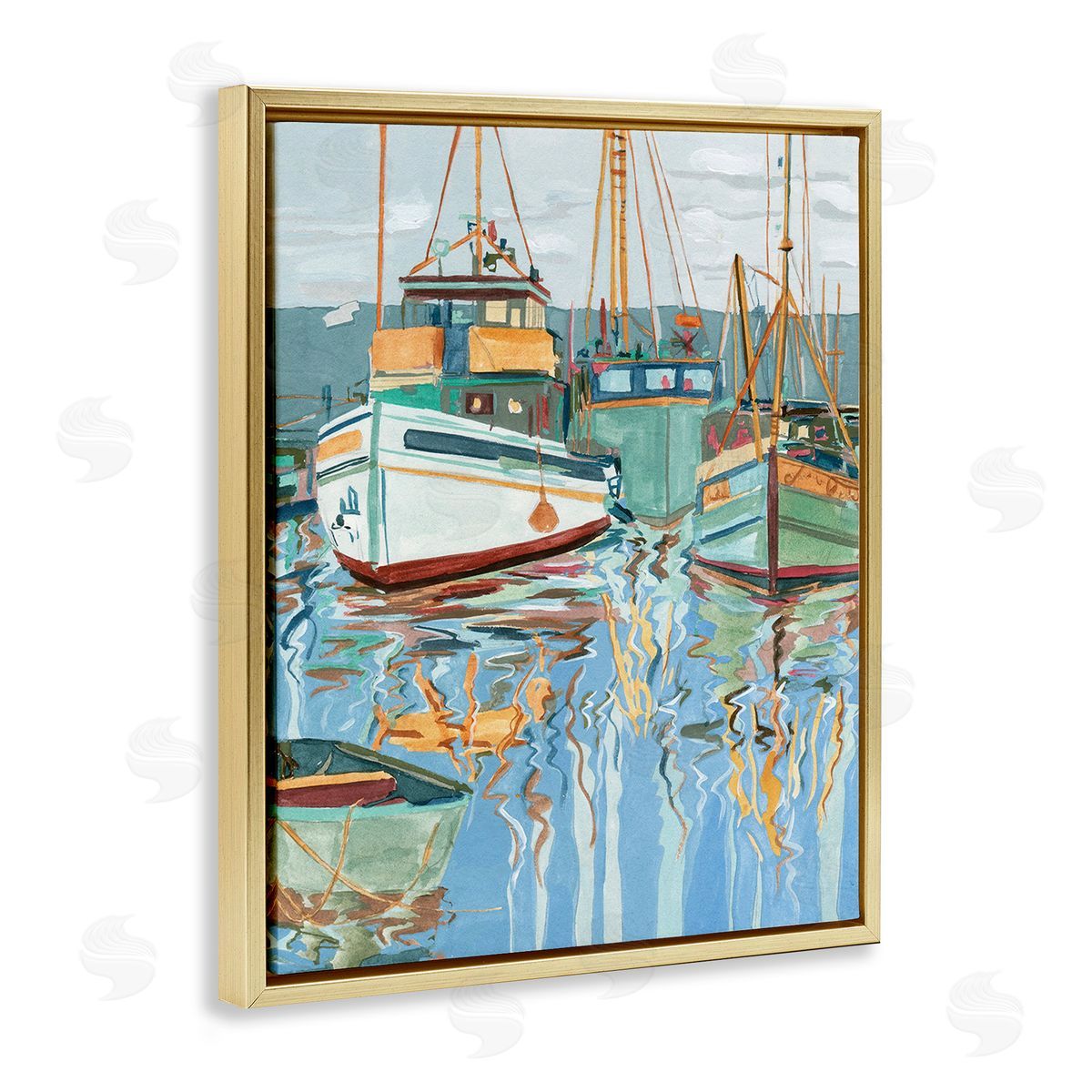 Melissa Wang Boat Harbor Reflections