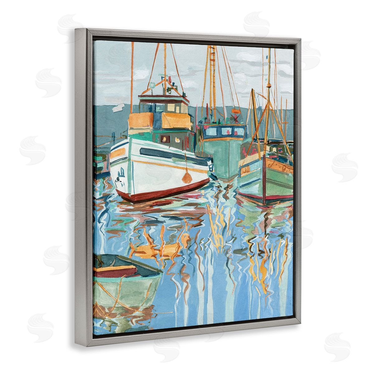 Melissa Wang Boat Harbor Reflections