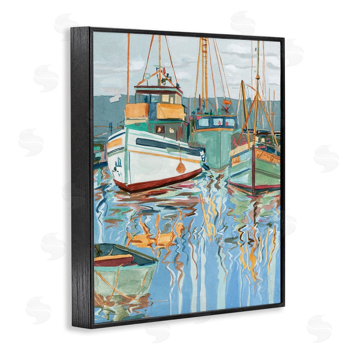 Melissa Wang Boat Harbor Reflections