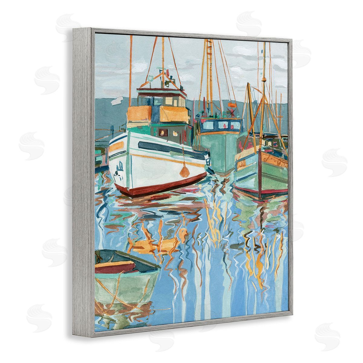 Melissa Wang Boat Harbor Reflections