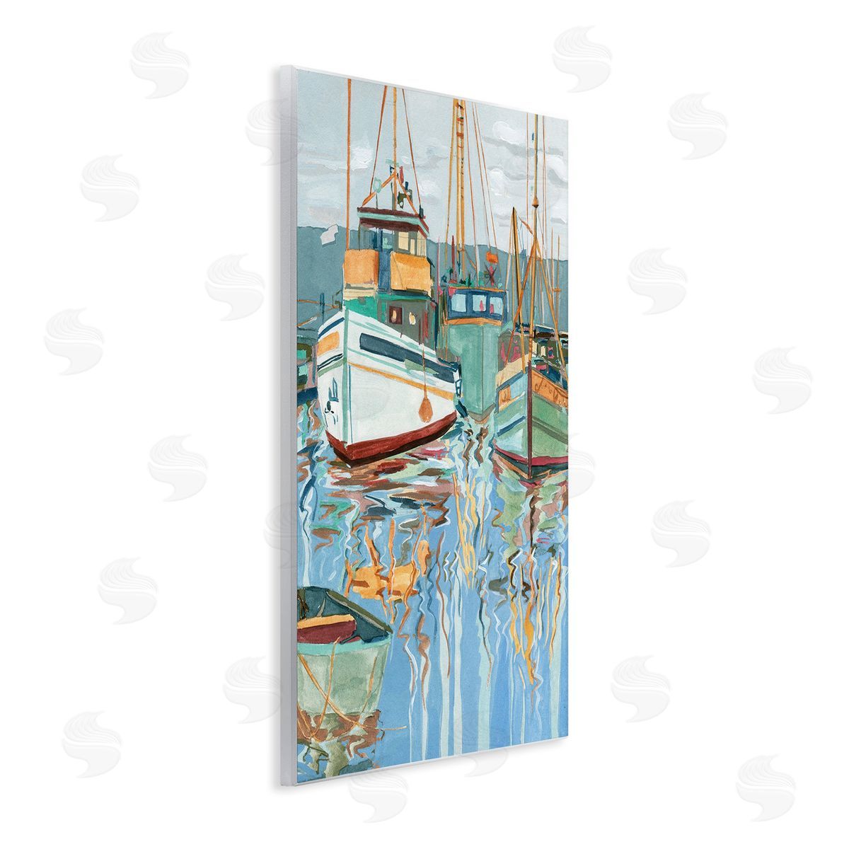 Melissa Wang Boat Harbor Reflections