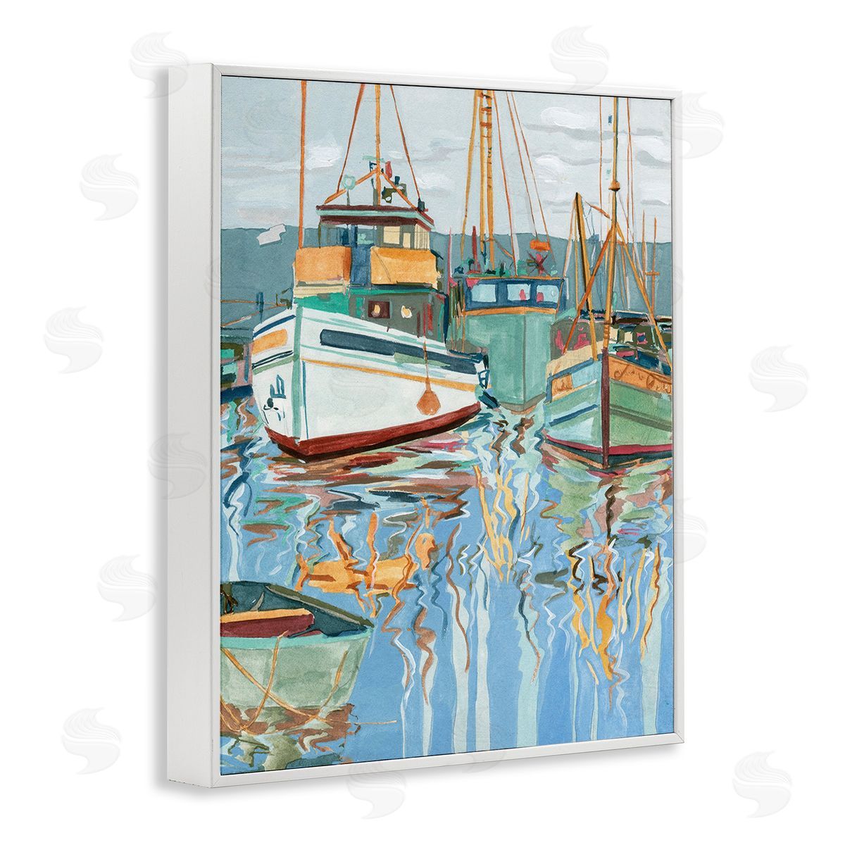 Melissa Wang Boat Harbor Reflections