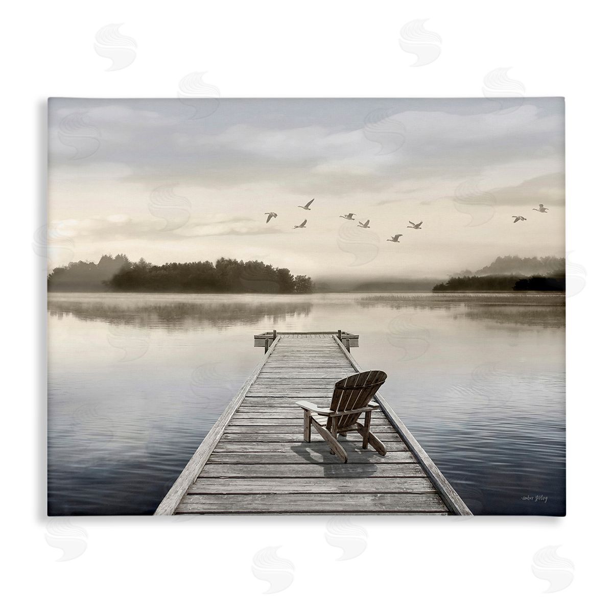 Amber Sterling Beach Chair on Dock
