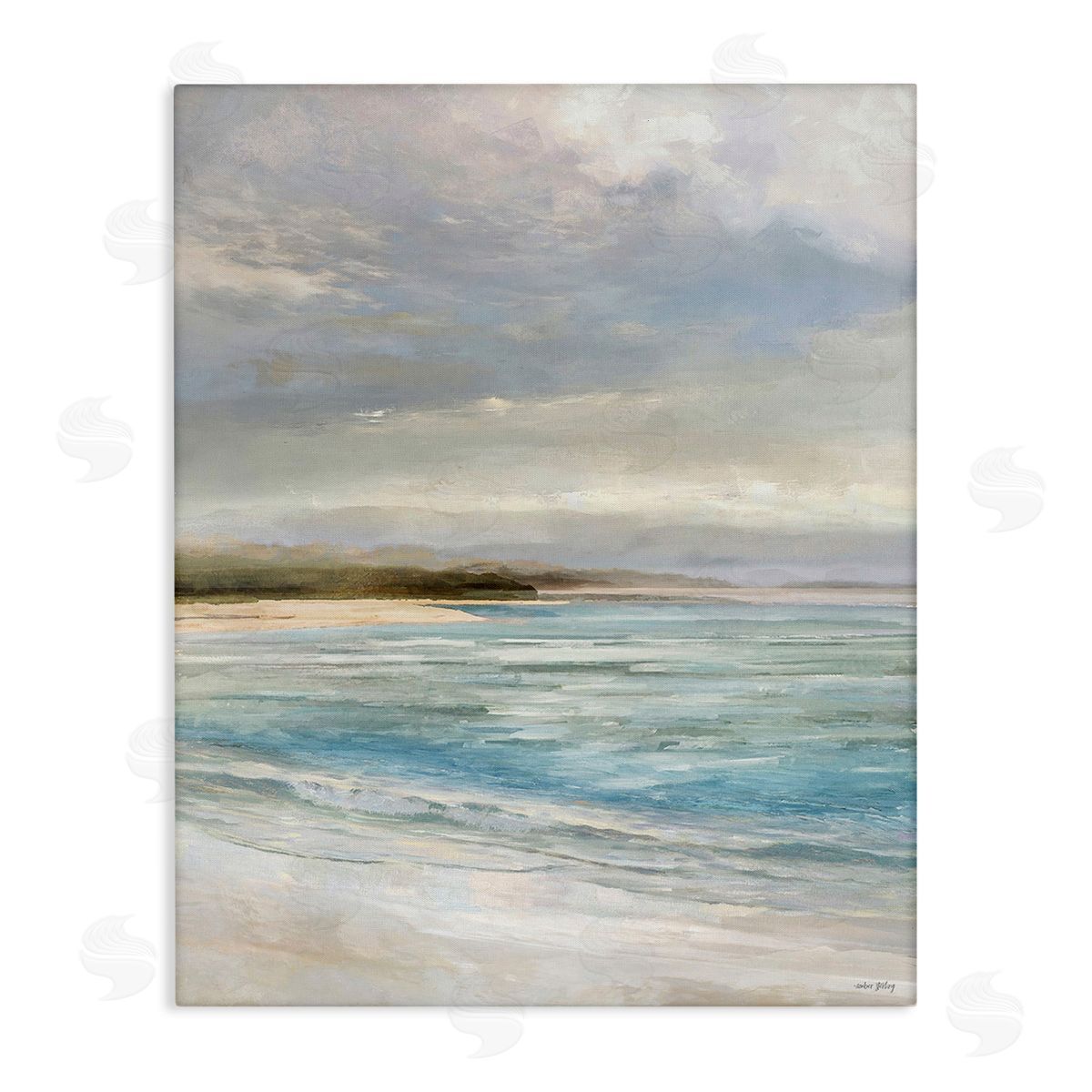 Amber Sterling Overcast Beach Scenery