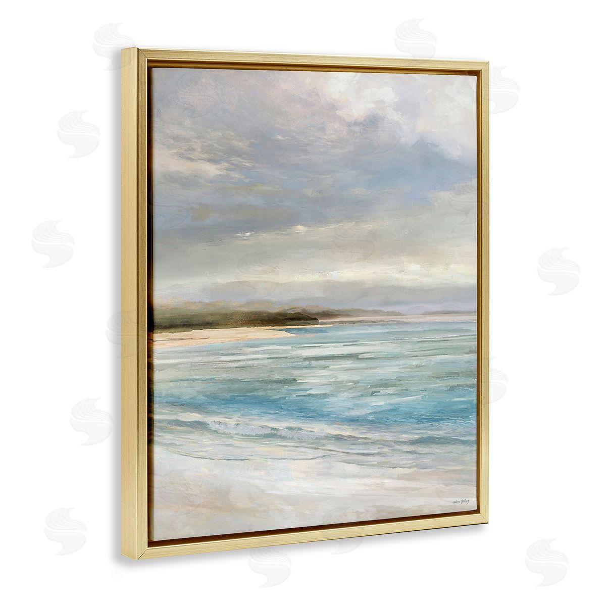 Amber Sterling Overcast Beach Scenery