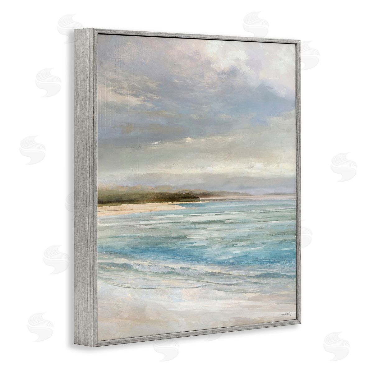 Amber Sterling Overcast Beach Scenery