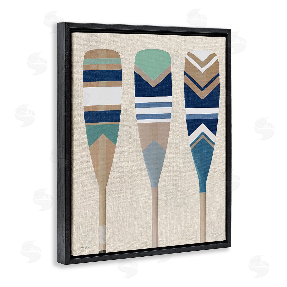 Amber Sterling Boat Oar Trio