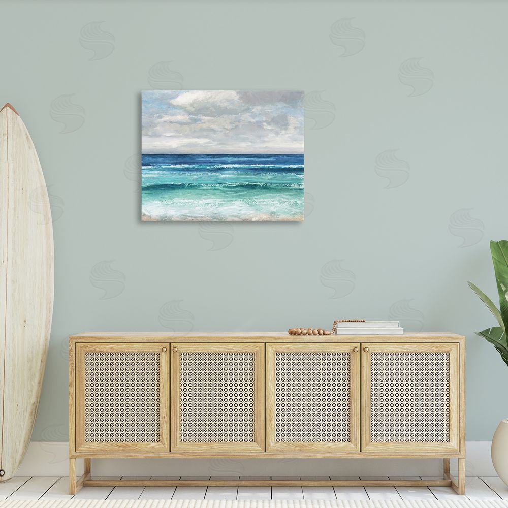 Amber Sterling Abstract Beach Clouds