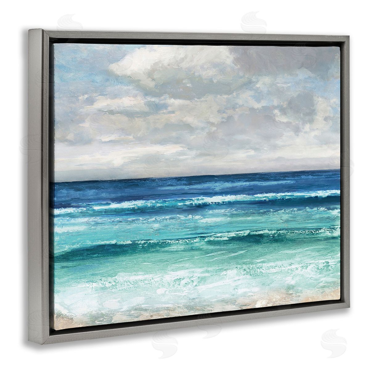 Amber Sterling Abstract Beach Clouds