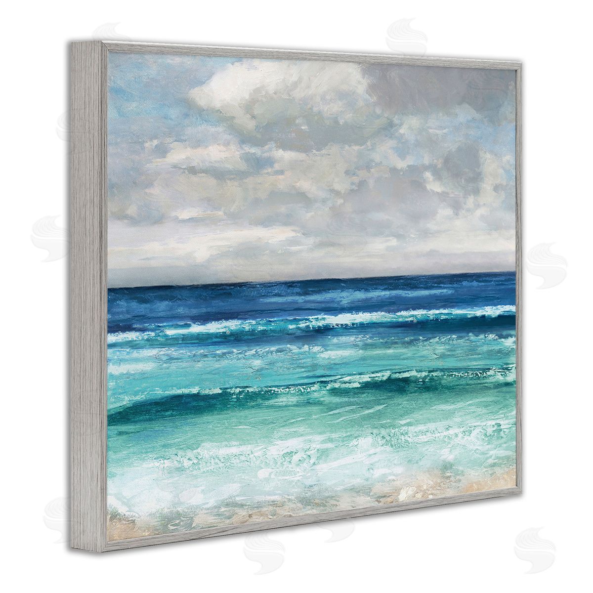 Amber Sterling Abstract Beach Clouds