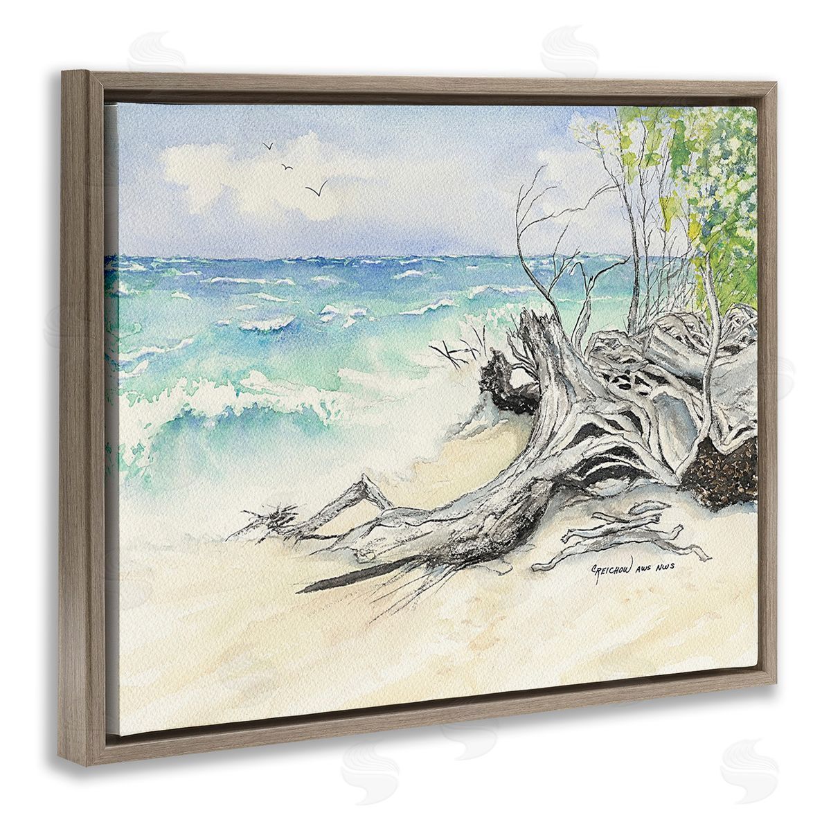 Christine Reichow Beach Driftwood Landscape