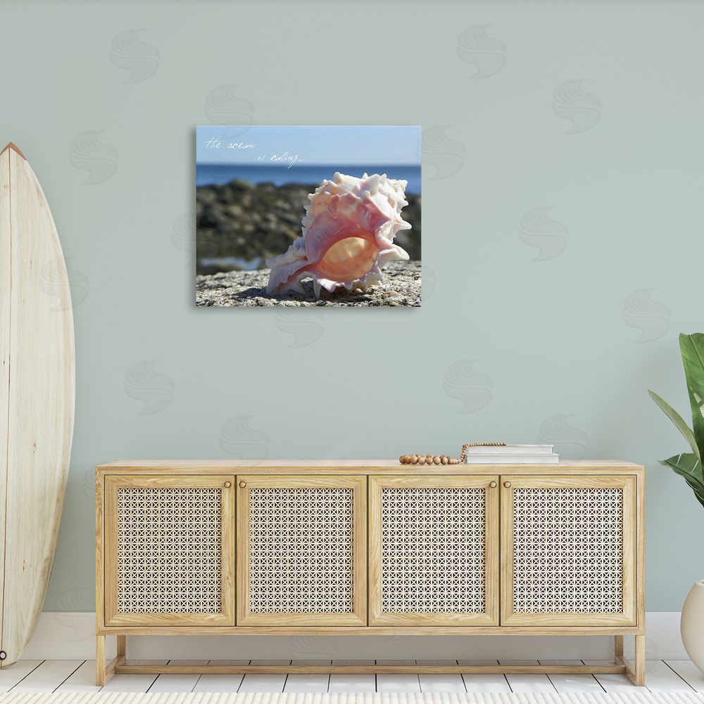 Graffitee Studios Ocean Is Calling Conch