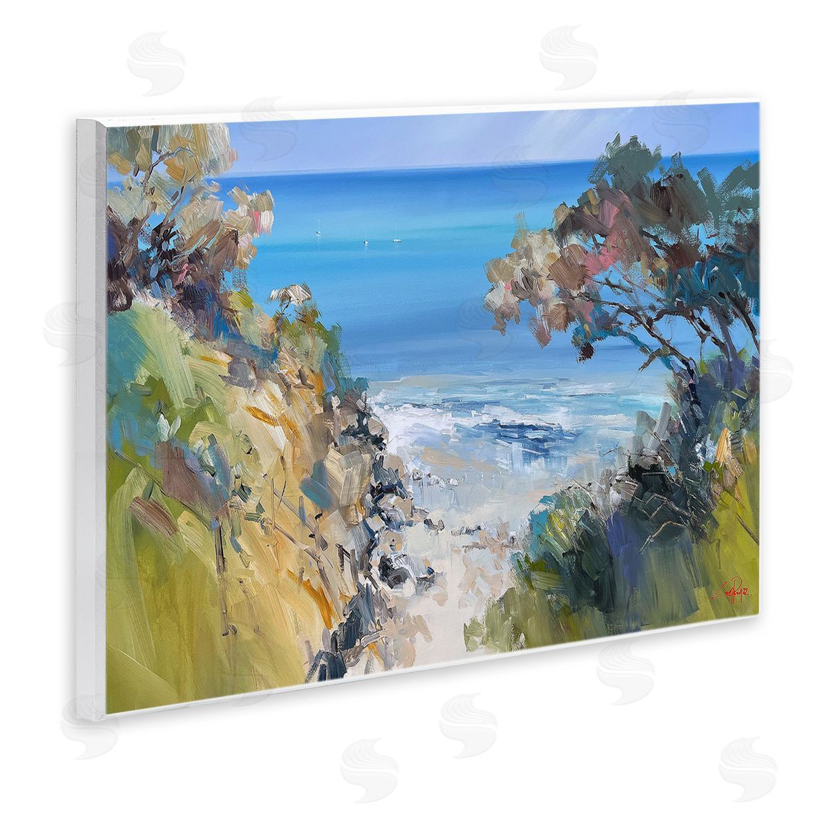 Craig Trewin Penny Beach Cliffs Abstraction