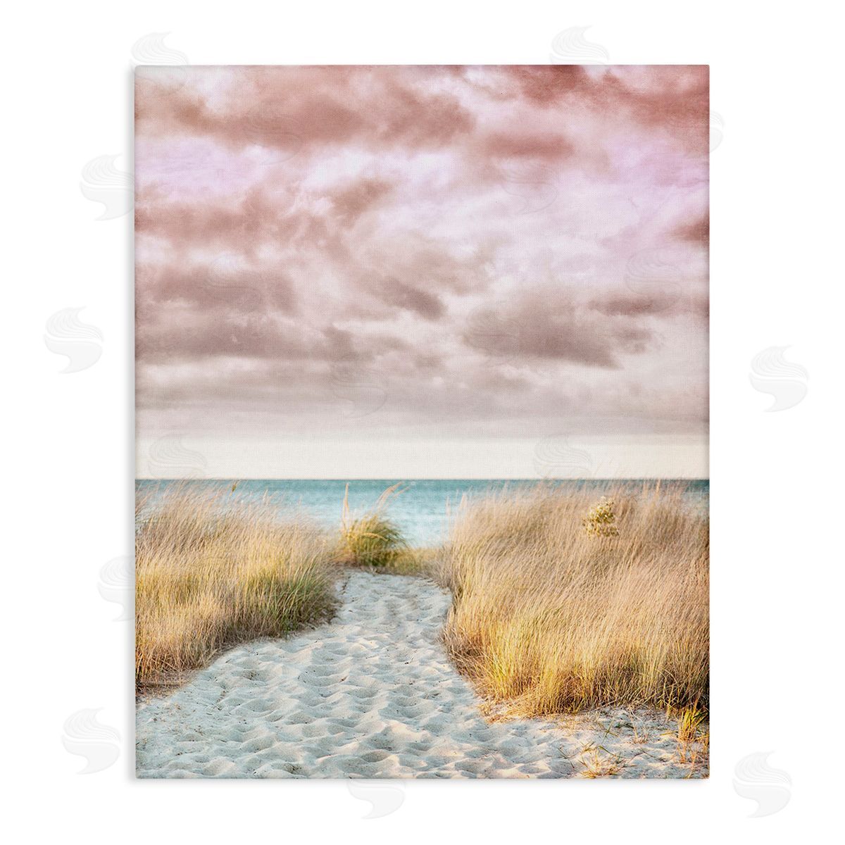 Brooke T. Ryan Beach Path with Pink Sky