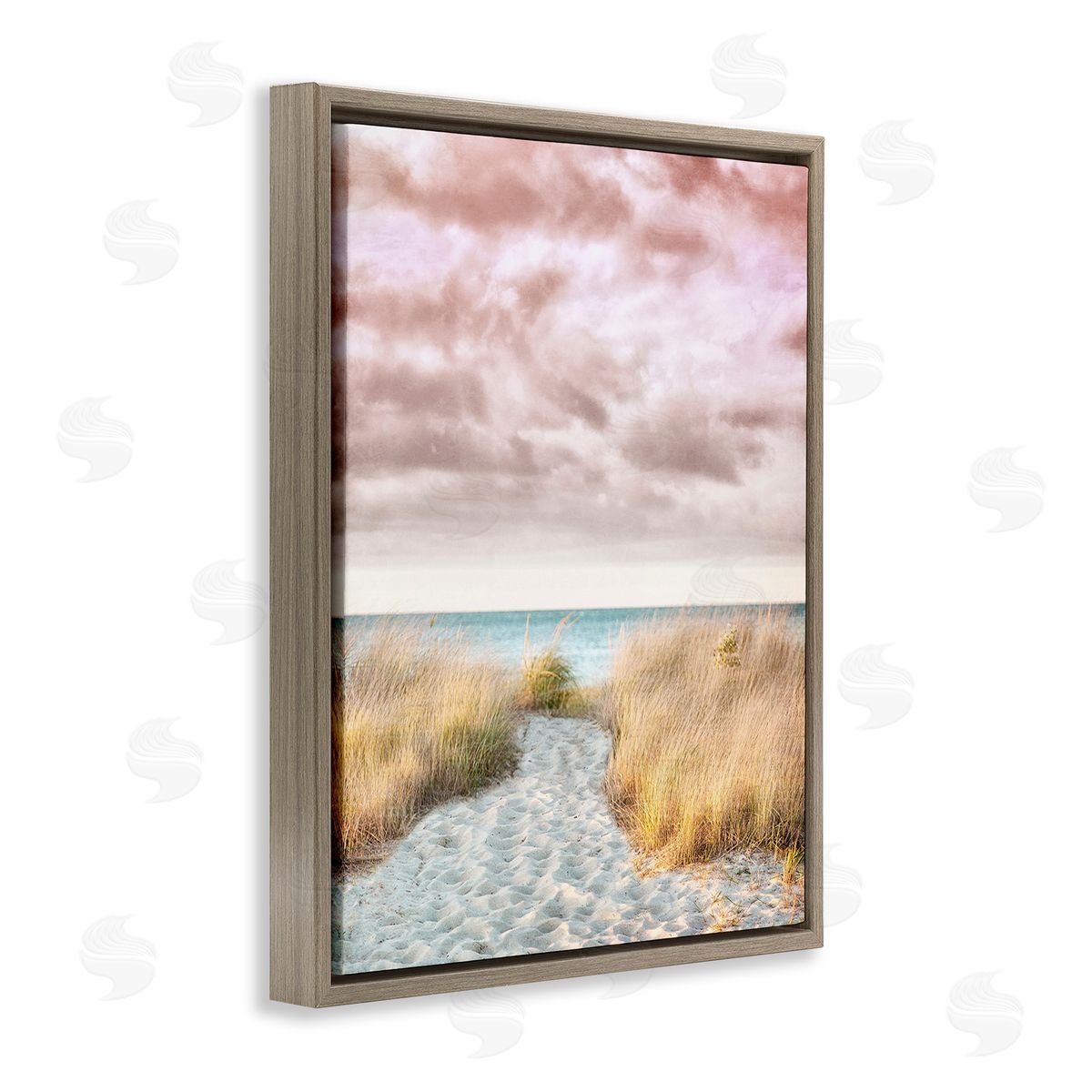 Brooke T. Ryan Beach Path with Pink Sky