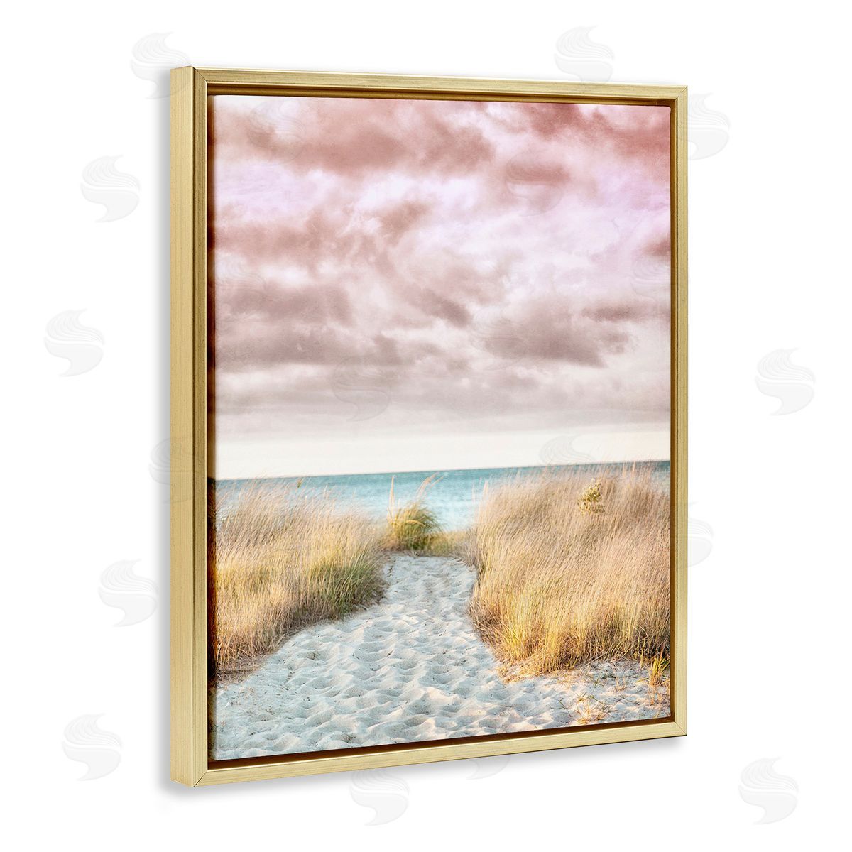 Brooke T. Ryan Beach Path with Pink Sky