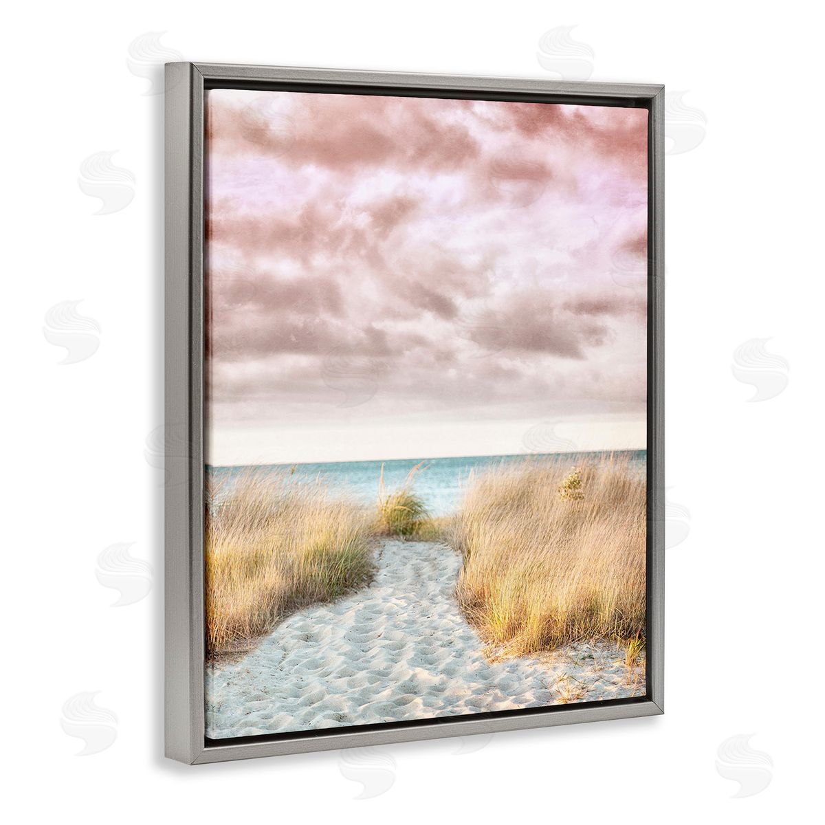 Brooke T. Ryan Beach Path with Pink Sky