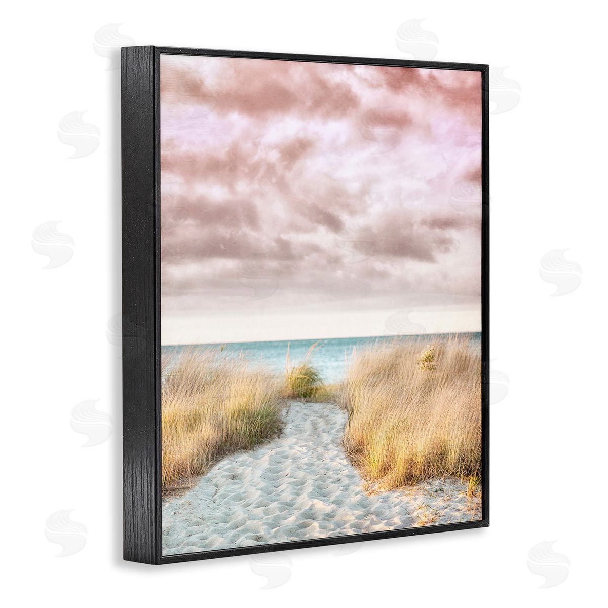 Brooke T. Ryan Beach Path with Pink Sky