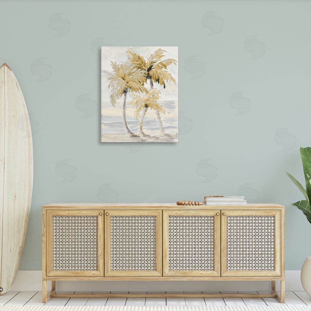 Lanie Loreth Neutral Beige Palm Trees