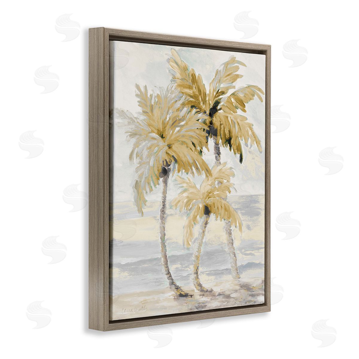 Lanie Loreth Neutral Beige Palm Trees