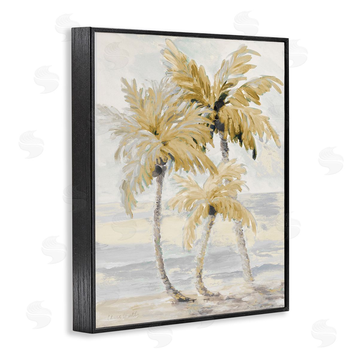 Lanie Loreth Neutral Beige Palm Trees