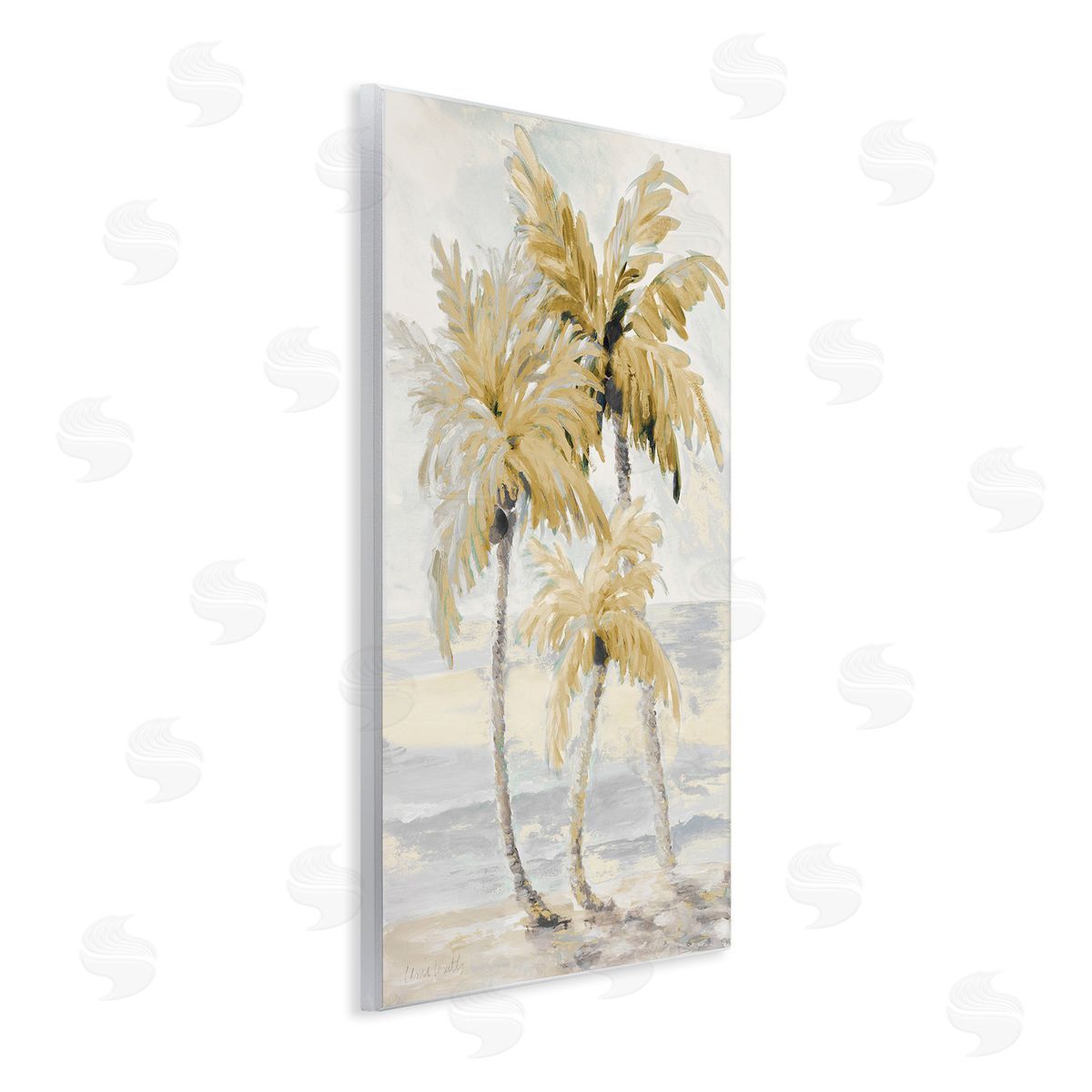 Lanie Loreth Neutral Beige Palm Trees