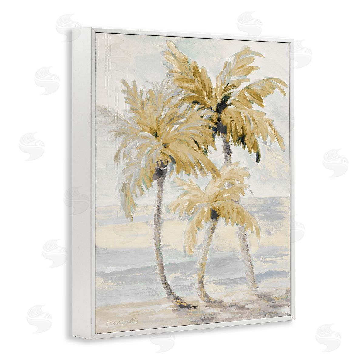 Lanie Loreth Neutral Beige Palm Trees