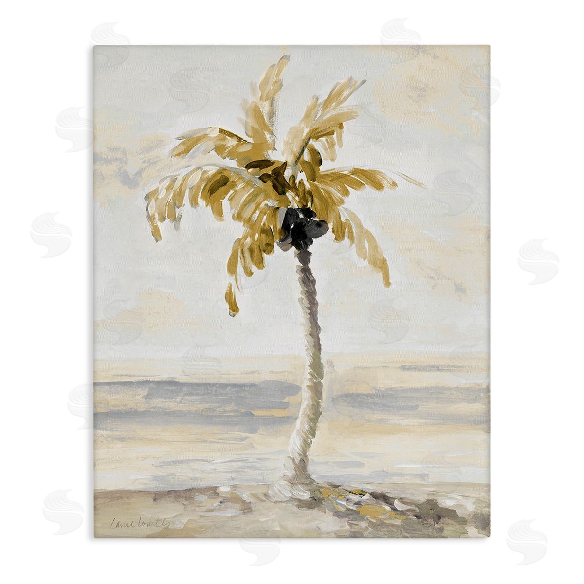 Lanie Loreth Neutral Lone Palm Tree