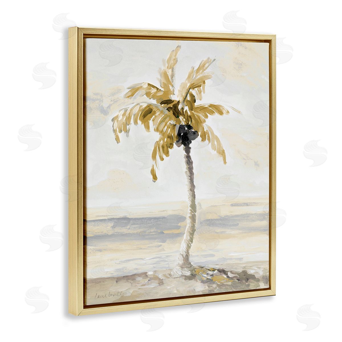 Lanie Loreth Neutral Lone Palm Tree