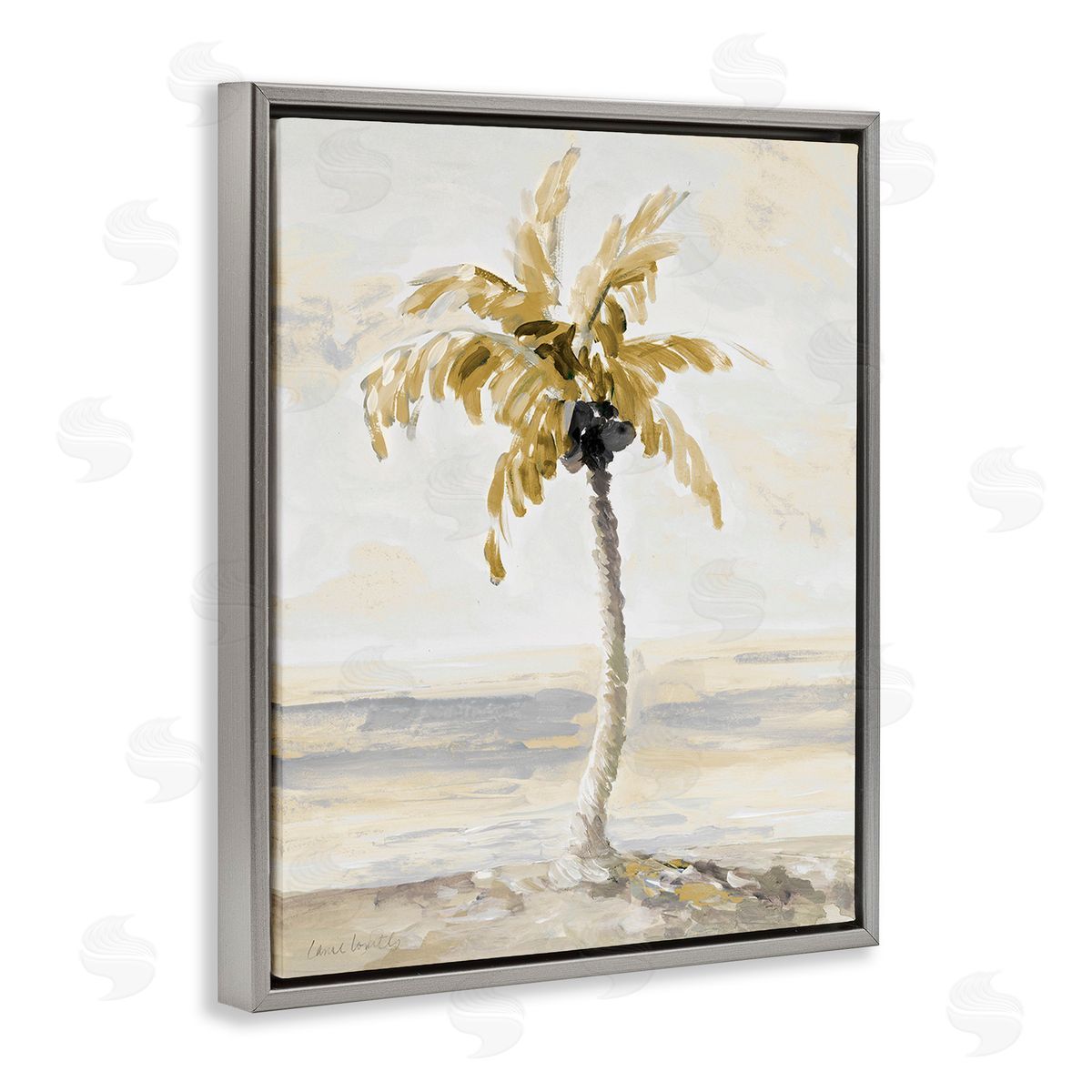 Lanie Loreth Neutral Lone Palm Tree