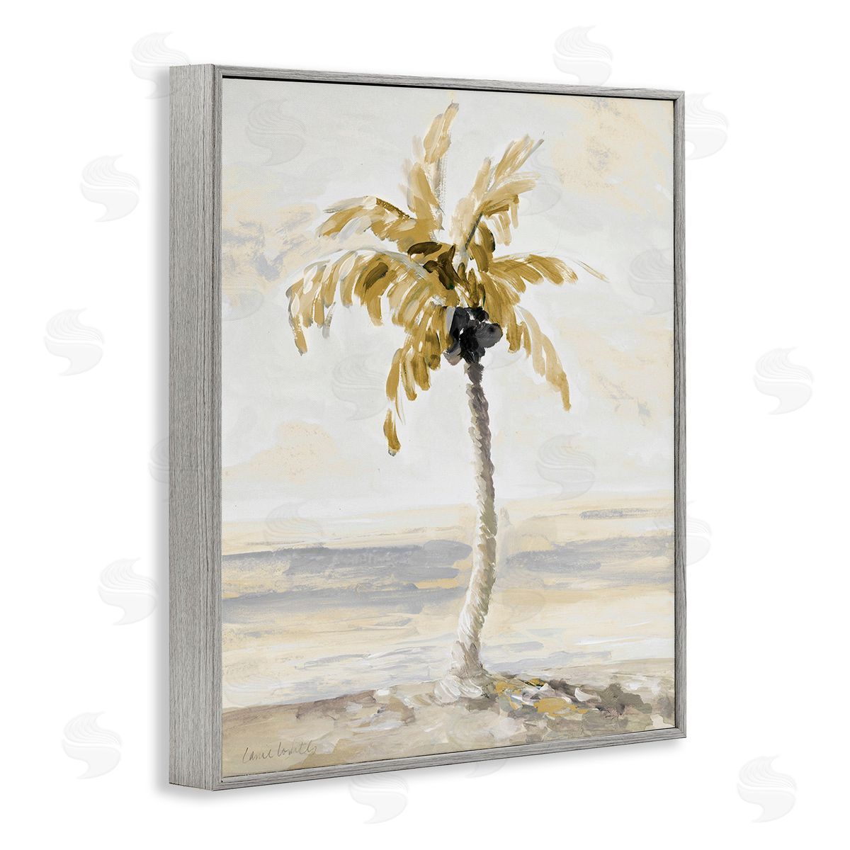 Lanie Loreth Neutral Lone Palm Tree