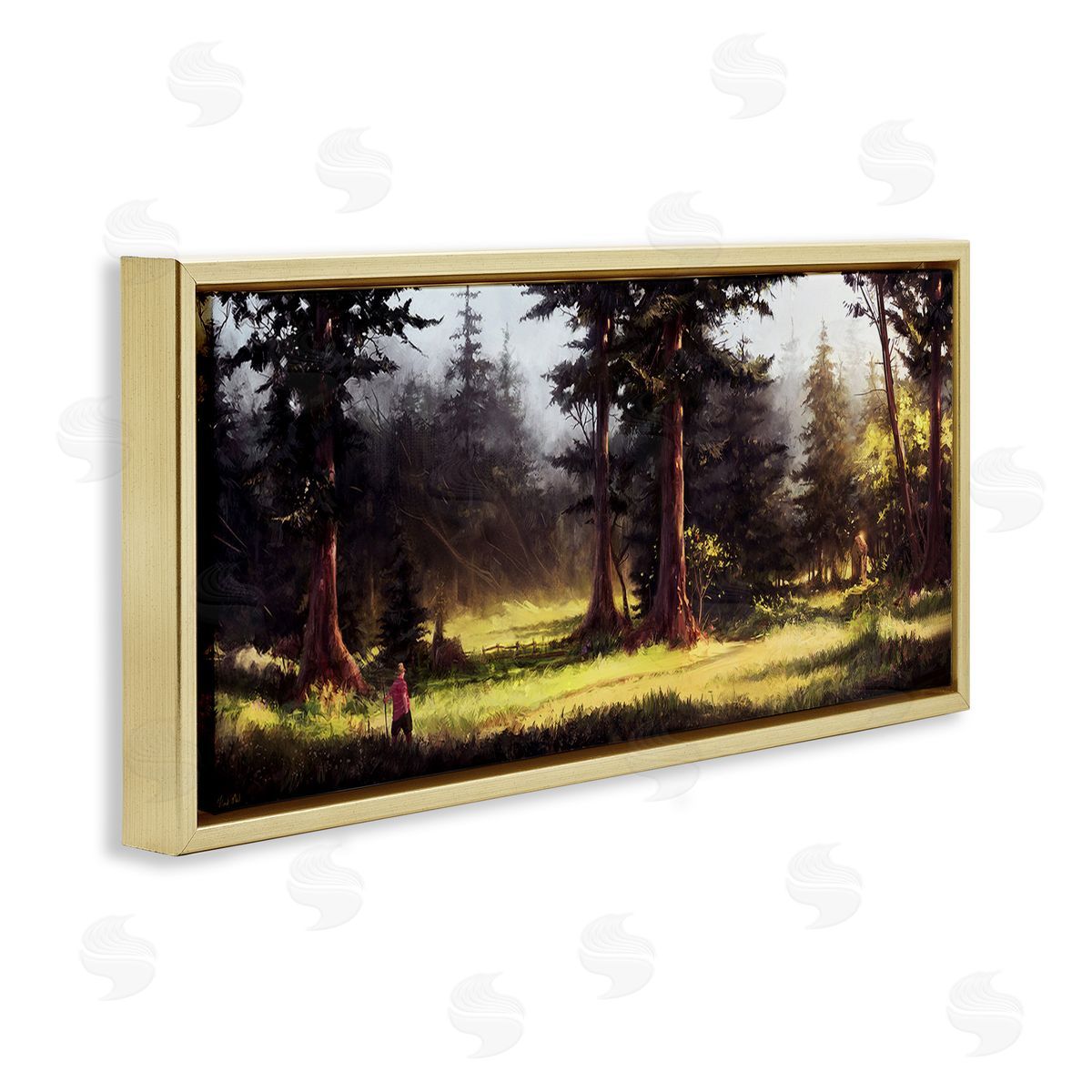 Vlad Mel Hiker in Sunlit Grove