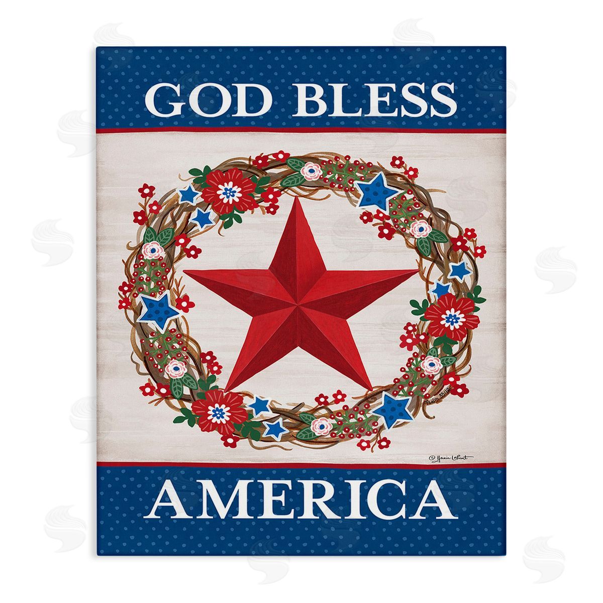 Annie LaPoint God Bless America Wreath