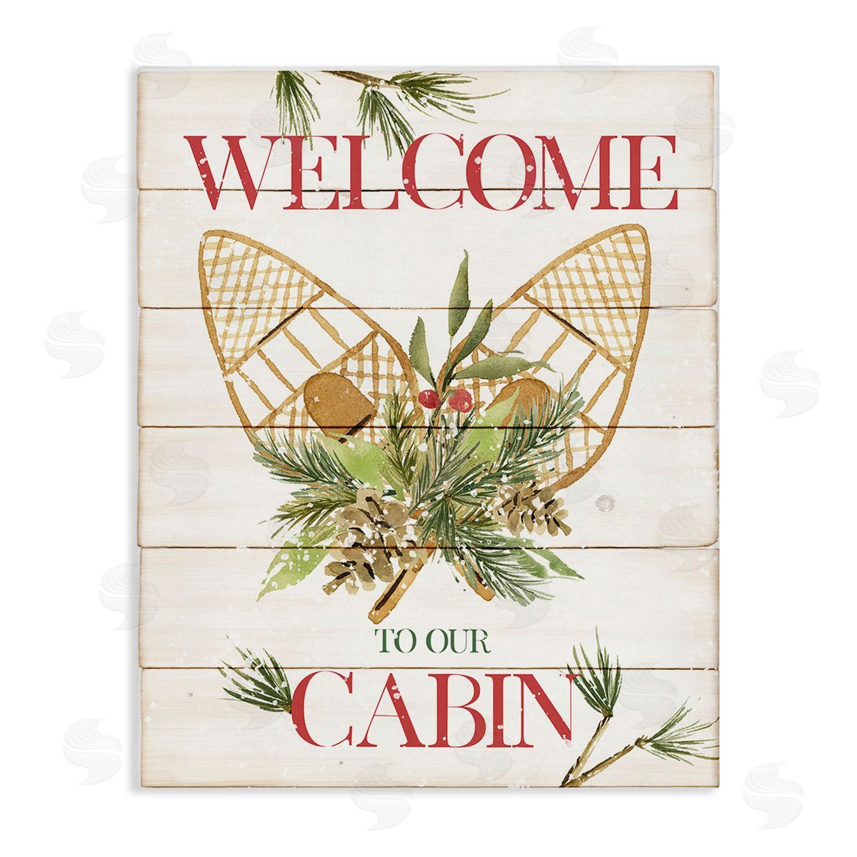 Deane Beesley Rustic Cabin Welcome