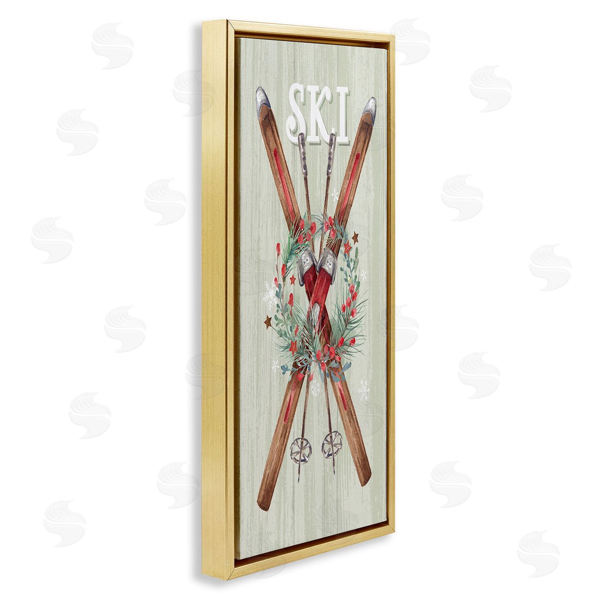 Courtney Morgenstern Rustic Winter Skis