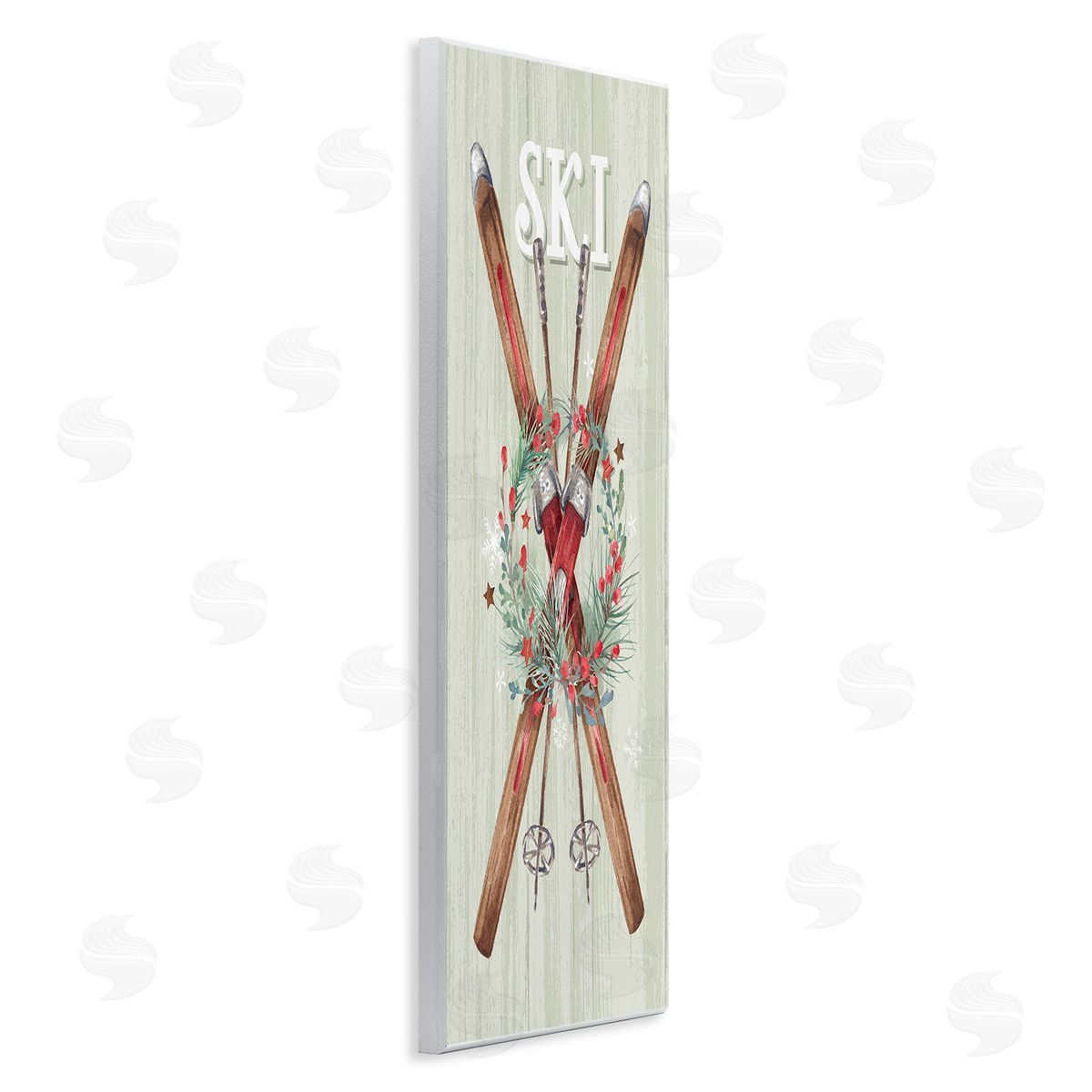 Courtney Morgenstern Rustic Winter Skis